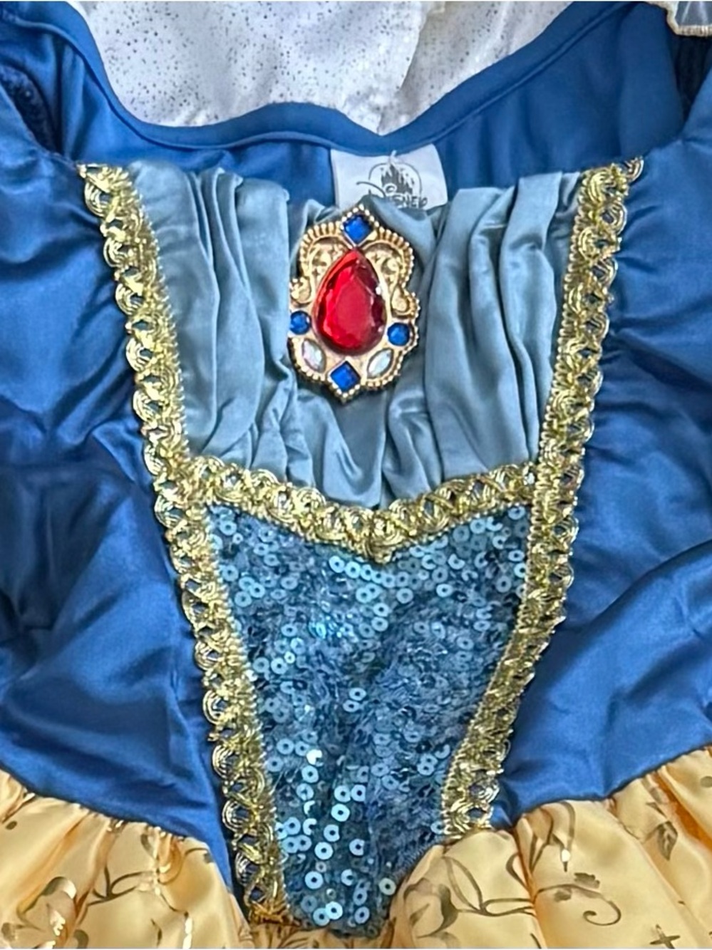 Disney Princess Snow White Costume Dress Girls Size Small 5/6 Halloween Cosplay